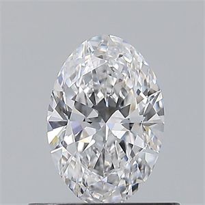 Picture of Natural Diamond 0.50 Carats, Oval with  Cut, D Color, VVS2 Clarity and Certified by GIA