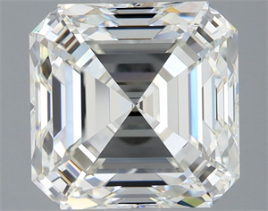 Picture of Natural Diamond 2.22 Carats, Asscher with  Cut, I Color, VVS1 Clarity and Certified by GIA