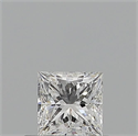 Diamante Natural 0.51 quilates, Princesa , Color F, claridad VS1 y certificado GIA