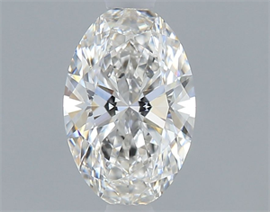 Picture of Natural Diamond 0.58 Carats, Oval with  Cut, G Color, VVS2 Clarity and Certified by GIA
