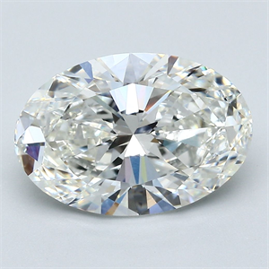 Picture of Natural Diamond 4.01 Carats, Oval with  Cut, H Color, VS2 Clarity and Certified by GIA