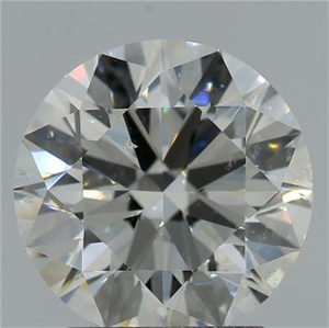 Foto Diamante Natural 2.00 quilates, Redondo , Color G, claridad SI2 y certificado GIA de