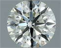 Diamante Natural 0.70 quilates, Redondo , Color J, claridad SI1 y certificado IGI