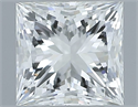 Natural Diamond 0.50 Carats, Princess with  Cut, H Color, VS1 Clarity and Certified by GIA