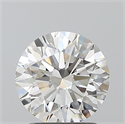 Natural Diamond 1.70 Carats, Round with Excellent Cut, H Color, SI1 Clarity and Certified by GIA