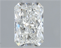 Natural Diamond 0.70 Carats, Radiant with  Cut, H Color, SI2 Clarity and Certified by GIA