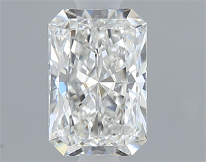 Picture of Natural Diamond 0.70 Carats, Radiant with  Cut, H Color, SI2 Clarity and Certified by GIA