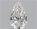 Natural Diamond 0.59 Carats, Pear with  Cut, J Color, SI1 Clarity and Certified by GIA