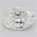 Natural Diamond 3.02 Carats, Oval with  Cut, I Color, SI2 Clarity and Certified by GIA