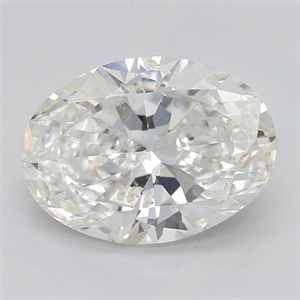 Picture of Natural Diamond 3.02 Carats, Oval with  Cut, I Color, SI2 Clarity and Certified by GIA