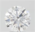 Lab Grown Diamond 3.00 Carats, Round with Excellent Cut, E Color, VVS2 Clarity and Certified by IGI