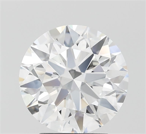 Picture of Lab Grown Diamond 3.00 Carats, Round with Excellent Cut, E Color, VVS2 Clarity and Certified by IGI