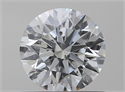 Natural Diamond 0.61 Carats, Round with Excellent Cut, G Color, SI1 Clarity and Certified by GIA