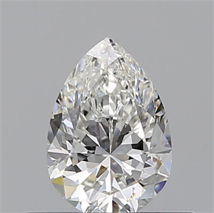 Picture of Natural Diamond 0.40 Carats, Pear with  Cut, G Color, VS2 Clarity and Certified by GIA