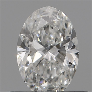 Picture of Natural Diamond 0.19 Carats, Oval with  Cut, F Color, SI2 Clarity and Certified by GIA