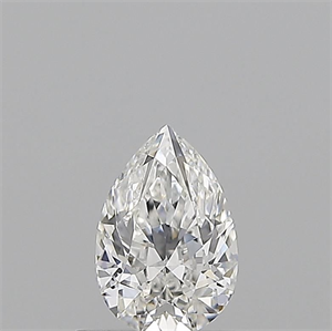 Foto Diamante Natural 0.50 quilates, De pera , Color F, claridad VVS2 y certificado GIA de