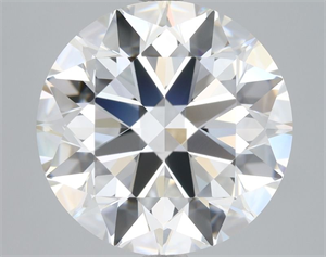 Picture of Natural Diamond 4.02 Carats, Round with Excellent Cut, E Color, VS1 Clarity and Certified by GIA