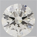 Natural Diamond 0.70 Carats, Round with Excellent Cut, L Color, IF Clarity and Certified by GIA