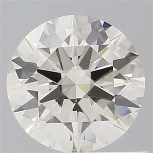 Picture of Natural Diamond 0.70 Carats, Round with Excellent Cut, L Color, IF Clarity and Certified by GIA