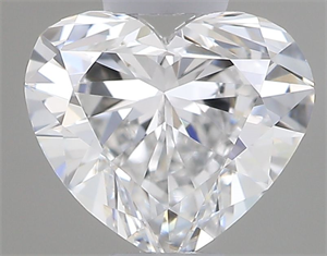 Picture of Natural Diamond 0.40 Carats, Heart with  Cut, E Color, VS2 Clarity and Certified by GIA