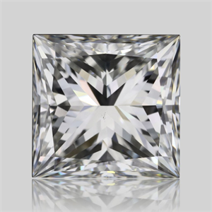 Foto Diamante Natural 1.51 quilates, Princesa , Color I, claridad VS2 y certificado GIA de