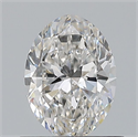 Diamante Natural 0.70 quilates, Ovalado , Color G, claridad VVS1 y certificado GIA