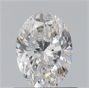 Natural Diamond 0.70 Carats, Oval with  Cut, E Color, VVS2 Clarity and Certified by GIA