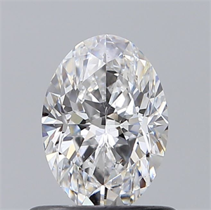 Picture of Natural Diamond 0.63 Carats, Oval with  Cut, D Color, SI1 Clarity and Certified by GIA