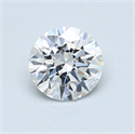 0.72 Carats, Round Diamond with Excellent Cut, E Color, SI2 Clarity and Certified by GIA