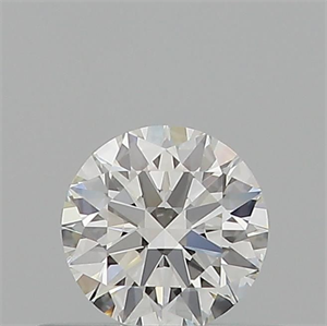 Picture of Natural Diamond 0.40 Carats, Round with Excellent Cut, G Color, IF Clarity and Certified by GIA