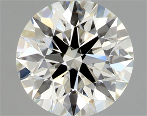 Picture of Natural Diamond 0.70 Carats, Round with Excellent Cut, K Color, IF Clarity and Certified by GIA
