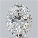 Natural Diamond 1.20 Carats, Oval with  Cut, F Color, VS2 Clarity and Certified by GIA