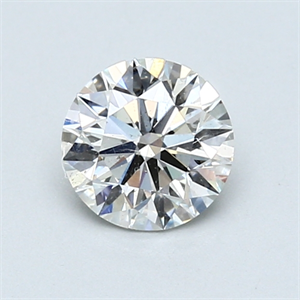 Picture of 0.84 Carats, Round Diamond with Excellent Cut, G Color, SI2 Clarity and Certified by GIA