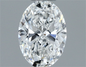 Foto Diamante Natural 0.30 quilates, Ovalado , Color F, claridad VVS1 y certificado GIA de
