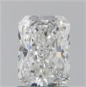 Natural Diamond 1.50 Carats, Radiant with  Cut, G Color, SI1 Clarity and Certified by GIA