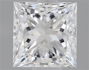 Foto Diamante Natural 0.50 quilates, Princesa , Color D, claridad VVS2 y certificado GIA de