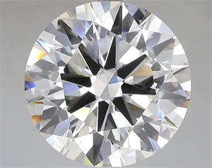 Picture of Lab Grown Diamond 7.07 Carats, Round with Ideal Cut, F Color, VVS2 Clarity and Certified by IGI