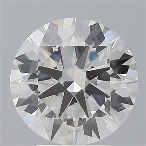 Picture of Lab Grown Diamond 3.51 Carats, Round with Excellent Cut, E Color, VVS2 Clarity and Certified by IGI