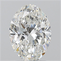 Natural Diamond 1.80 Carats, Oval with  Cut, F Color, VS1 Clarity and Certified by GIA