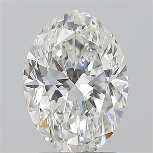 Picture of Natural Diamond 1.80 Carats, Oval with  Cut, F Color, VS1 Clarity and Certified by GIA