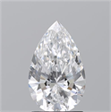 Natural Diamond 1.53 Carats, Pear with  Cut, D Color, VVS1 Clarity and Certified by GIA