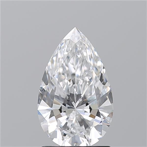 Picture of Natural Diamond 1.53 Carats, Pear with  Cut, D Color, VVS1 Clarity and Certified by GIA