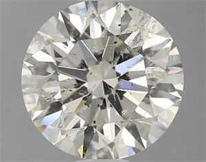 Picture of Natural Diamond 1.51 Carats, Round with Excellent Cut, K Color, I1 Clarity and Certified by GIA