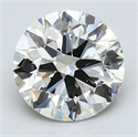 3.01 quilates, Redondo Diamante , Color J, claridad SI1 y certificado por GIA