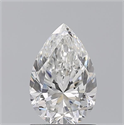 Natural Diamond 1.21 Carats, Pear with  Cut, F Color, VS1 Clarity and Certified by GIA