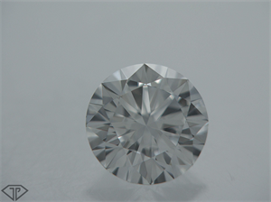 Picture of Natural Diamond 0.52 Carats, Round with Very Good Cut, E Color, VVS1 Clarity and Certified by GIA