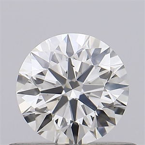 Picture of Natural Diamond 0.40 Carats, Round with Excellent Cut, H Color, SI1 Clarity and Certified by GIA