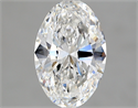 1.32 Carats, Oval Diamond with  Cut, E Color, VS2 Clarity and Certified by GIA