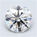 1.83 quilates, Redondo Diamante , Color G, claridad SI1 y certificado por GIA
