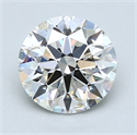 1.70 quilates, Redondo Diamante , Color F, claridad SI1 y certificado por GIA